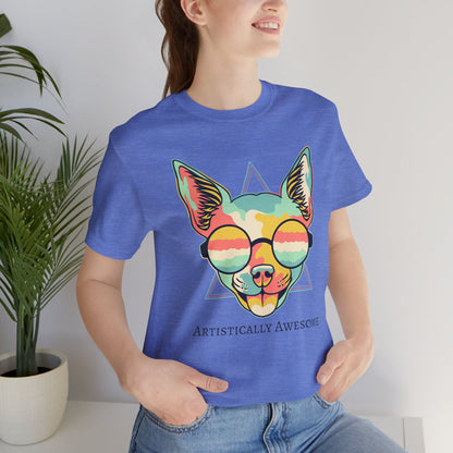 Colorful Artistic Cat Tee