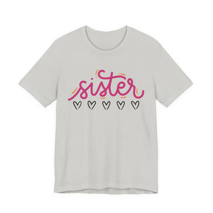 Sister Love Hearts Tee