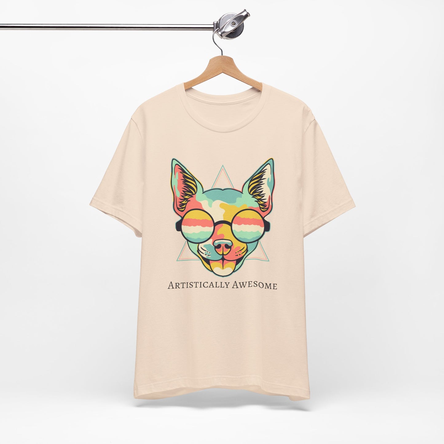 Colorful Artistic Cat Tee