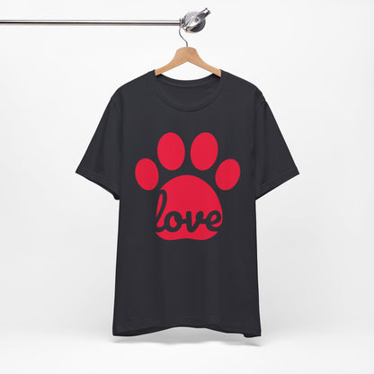 Love Paw Print Jersey Tee