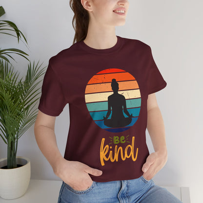 Be Kind Yoga Sunset Tee