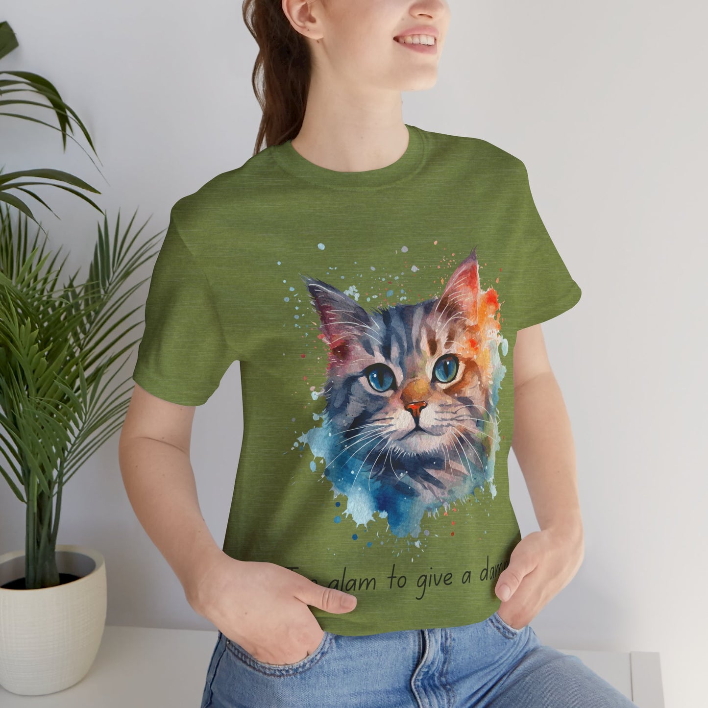 Watercolor Cat Tee