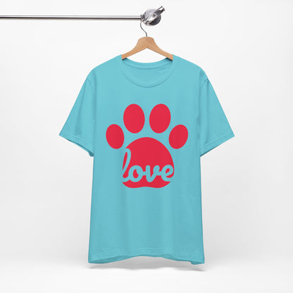 Love Paw Print Jersey Tee