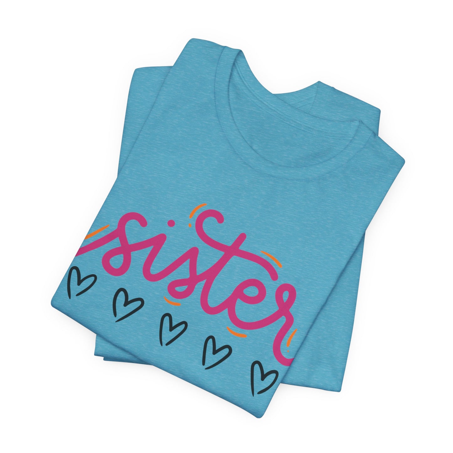 Sister Love Hearts Tee