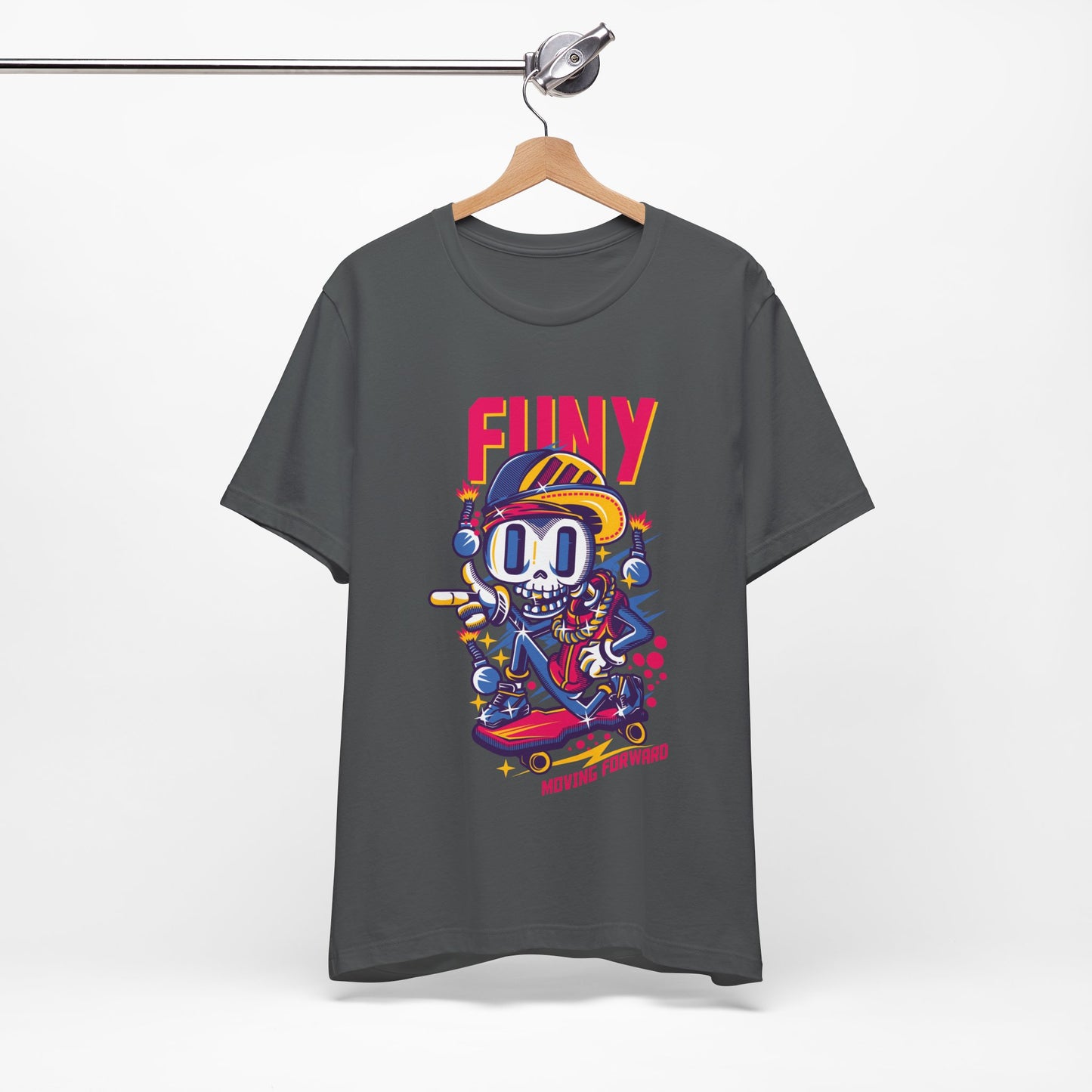 Funy Moving Forward Skater Tee