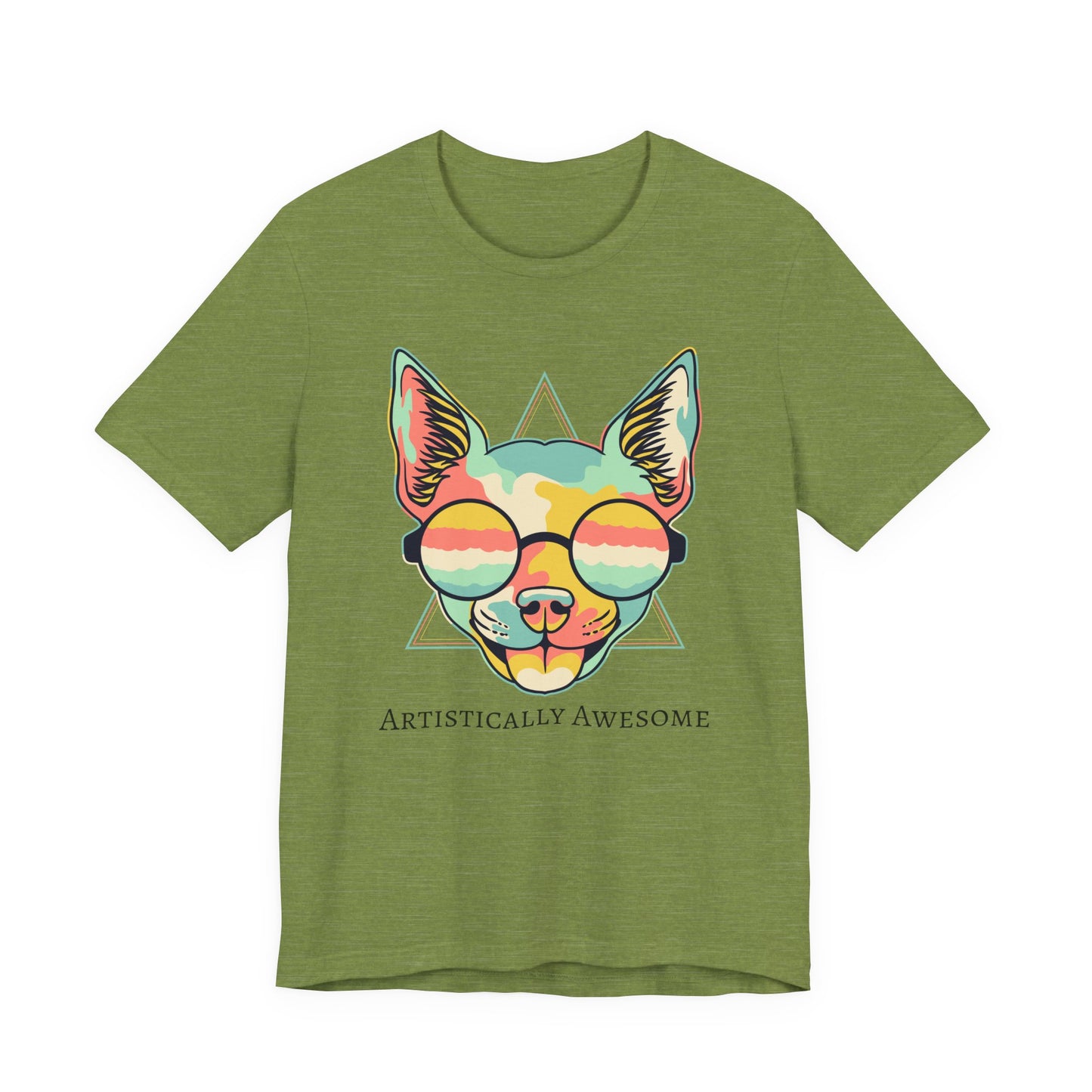Colorful Artistic Cat Tee