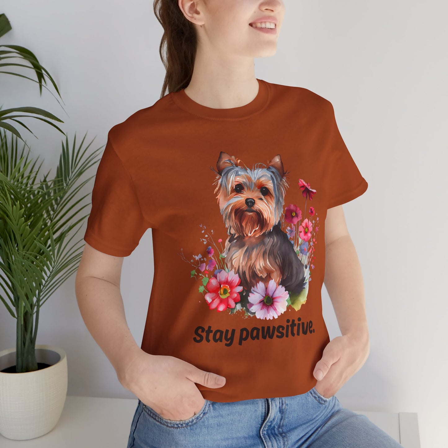 Stay Pawsitive Dog Lover Tee