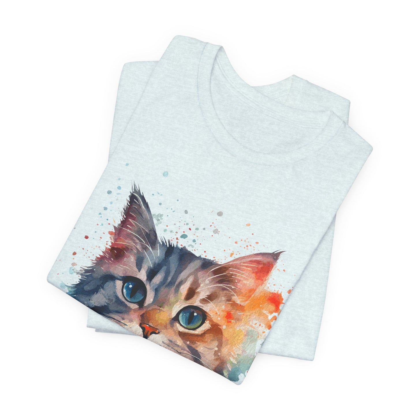 Watercolor Cat Tee