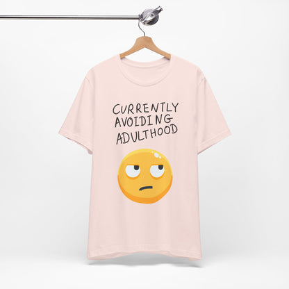 Avoiding Adulthood Emoji Tee