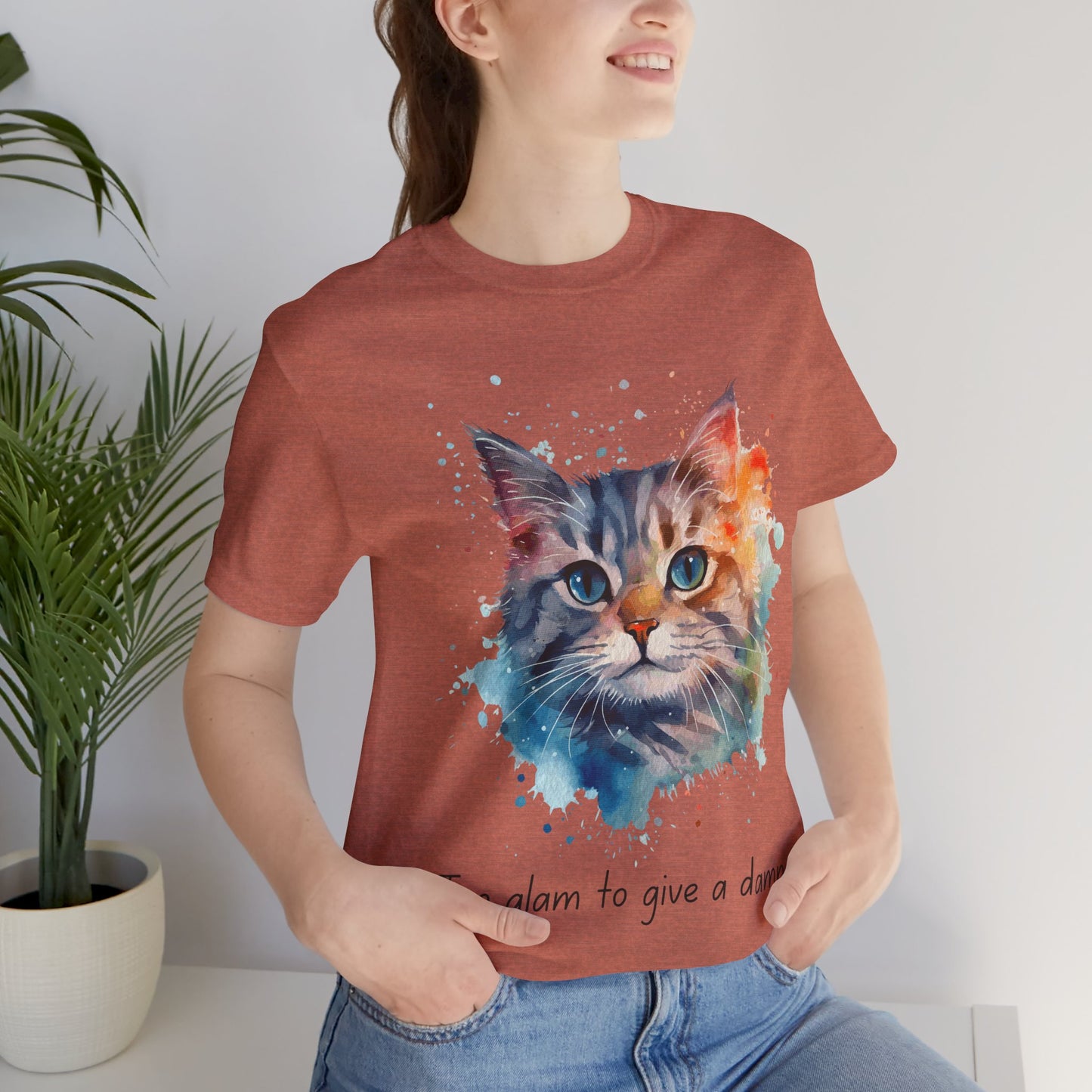 Watercolor Cat Tee