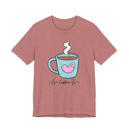 Coffee Lover's Heart Tee