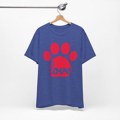 Love Paw Print Jersey Tee